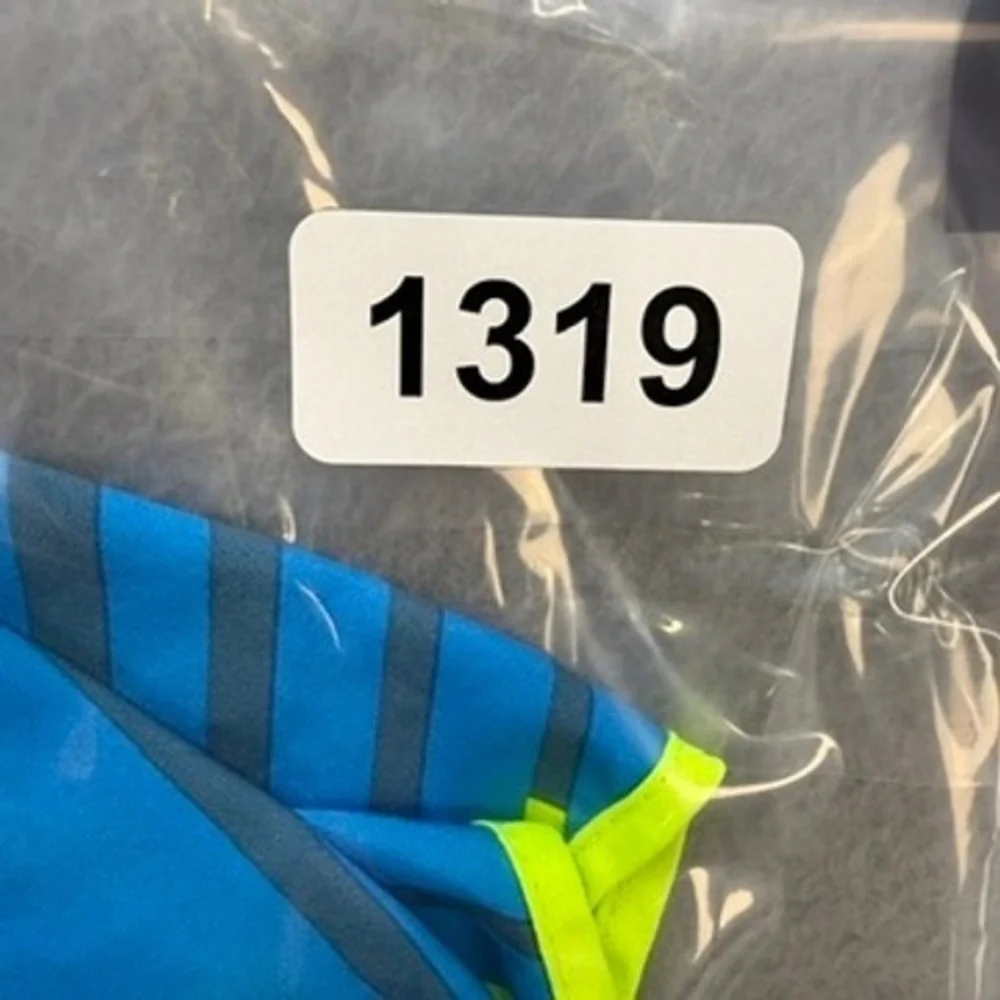 Nike Running Shorts Dri-FIT Geometric Athletic Medium Blue Yellow Performance
